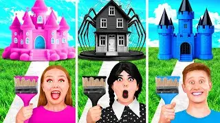 Домики Одного Цвета Челлендж | Сумасшедшие Идеи для Пранков от GoFun Challenge