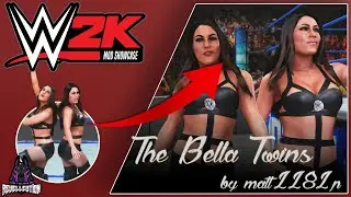 WWE 2K Mod Showcase: Brie & Nikki Bella Mods! #WWE2KMods #WWE #TheBellaTwins