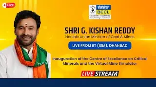 Live From IIT(ISM), Dhanbad Hon'ble Union Minister of Coal & Mines, Shri G. Kishan Reddy