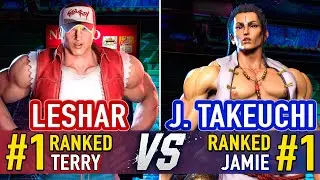 SF6 🤜 LeShar (#1 Ranked Terry) vs John Takeuchi (#1 Ranked Jamie) 🤛 SF6 High Level Gameplay