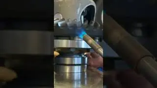 warming a ring gear to seat on the carrier