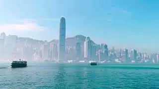 A view of hong kong city from the water