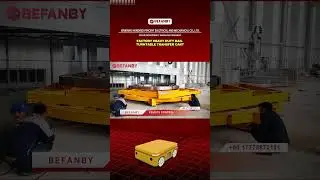 Customized High Efficiency Rail Transfer Cart With Turntable