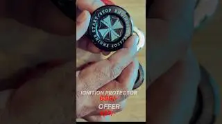 Bike Key Ignition Set Cover (Universal for All Bikes) Multi Colored | Pack of 1 (Black) # bike