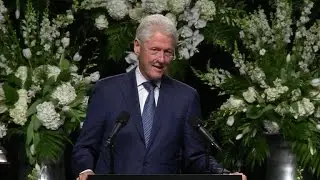 Bill Clinton delivers speech at Muhammad Ali memorial service