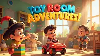 Toy Room Adventures | Fun Pretend Play & Learning Song for Kids
