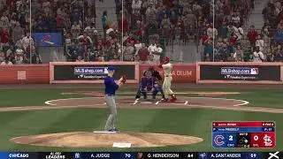 MLB Sim S1: Cubs (52-27) @ Cardinals (27-52)