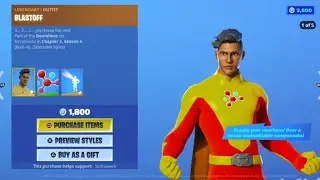 Buying Blastoff - Fortnite
