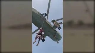 Pakistan Navy helicopters conducted Search & rescue operation and evacuated more than 70 survivors