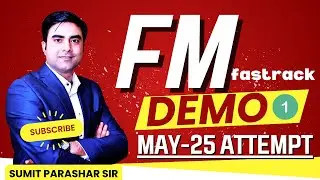 CA Inter FM Fastrack Demo Class ❤💥 | CoC 1 | Cover in the most fundamental way