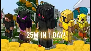 The FASTEST Way to Make 25M in Fakepixel SkyBlock!