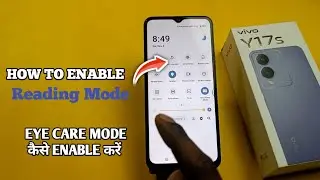 How To Enable Reading Mode in Vivo Y17s | Vivo Y17s में Reading Mode कैसे ON करें