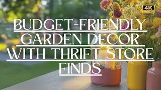 Budget Garden Decor with Thrift Finds &ndash; Easy DIY Upcycled Ideas for a Charming Rustic Yard Makeover