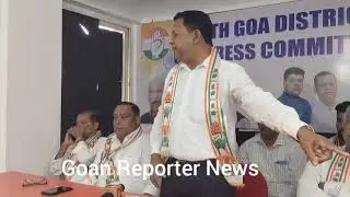 Goan Reporter: AAP leaders from Benaulim joined the Congress party today in the Margao 