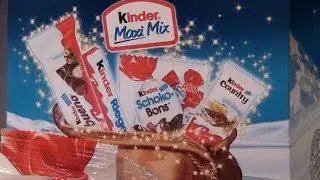 Kinder maxi mix unboxing Christmas 2018