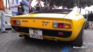 Lamborghini Miura SV P400 '72 Sound, Backfire,Start-up, Rev and Driving!