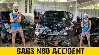 MOTOGRAPHER BABS N80 CAR ACCIDENT VIDEO #babsn80 #babsswift #babsaccident #babs #babsmonstertruck