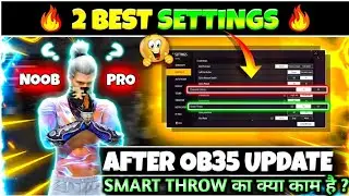 After Ob35 Update New Control Setting | Smart Throw Setting Free Fire |Ff Max Control Setting Detail