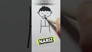 😱Aprende a dibujar un Ni&ntilde;o con la letra O y H #dibujolapiz #dibujo #dibujoalapiz #art #drawing
