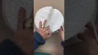 Book folding instructions for hanging circles. 😉#diyhomedecor