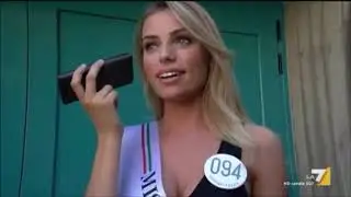 Tifoso sceglie tra l'inter e la  concorrente a Miss Italia