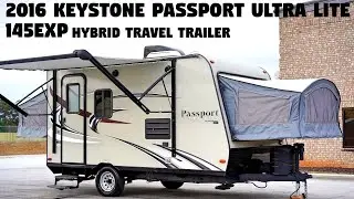 2016 Keystone Passport Ultra Lite 145EXP Double Hybrid Tip Out Travel Trailer - $14,900