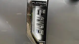 Installing Customs Unlimited LED Fender Badge kit on my 2022 F-250