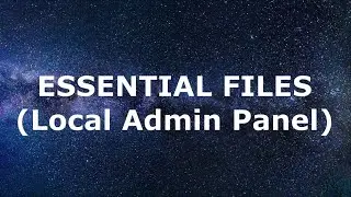 Essential Files (Local admin panel) in iWiFi-Portal machines