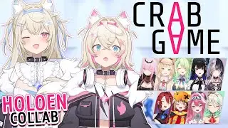 【CRAB GAME COLLAB】fluffy, fuzzy, crabby senpai power 🐾 #hololiveEnglish