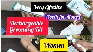 All in one Grooming kit for women Rechargeable Shaving kit for women