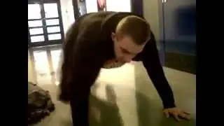 BRIAN DOLBY does press ups