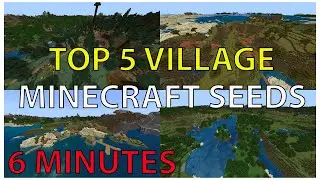 Top 5 Village Minecraft Seeds - Minecraft Bedrock 1.17