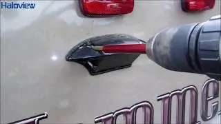 How to install Haloview digital backup camera on RV trailer or truck