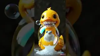 Rubber Duck Monster #asmrhorror #monstersaviour #monster