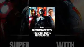 Top Superheroes With The MOST Movie Appearances 🔥 | Marvel vs DC&rdquo; #updative #mcu #dc
