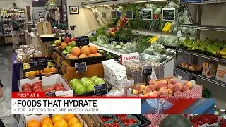 Top 10 foods that're mostly water to help you stay hydrated