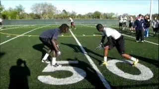 Leverage: Defensive Back 1 on 1 Session