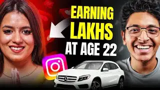 22 Year Old EARNING in Lakhs with Instagram 📱| Riya Upreti | Ishan Sharma
