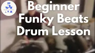 How to Play Beginner Funky Beats Drum Lesson