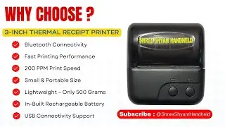 3-Inch Thermal Receipt Printer Demonstration | Fast & Clear Billing Print Solution #thermalprinter