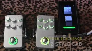 Hotone Xtomp Blue Tooth multi effect pedal : focus on Cabinet Simulators