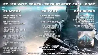 Private Seven (P7) RECRUITMENT CHALLENGE.