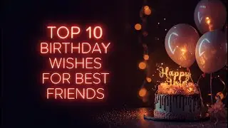 Top 10 Birthday Wishes for Best Friend | Countdown Happy Birthday  Heartwarming & Fun Messages