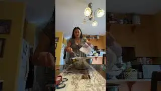 making steam layered cake with my mother in law 🍰 #steamlayeredcake #asiandesserts #homecooking