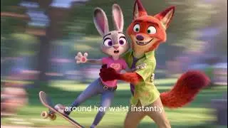 Love Story inspired by Zootopia Part 6. Nick teaches Judy skateboard 🛹♥️ (pls watch & subscribe)🙏🙌