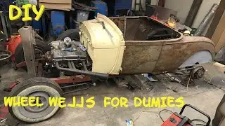 DIY Model A Wheel Well Fabrication.  1929 Model A Roadster, Model A Madness. Mad fabricator.