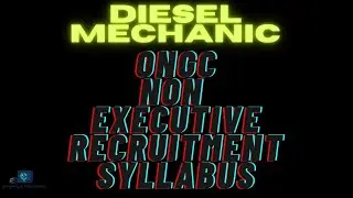 #ONGC #NON EXECUTIVE #RECRUITMENT #DIESEL #SYLLABUS
