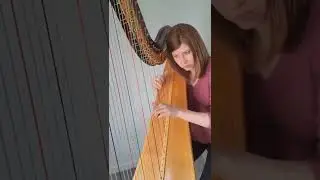 ABBA - Chiquitita on harp #shorts