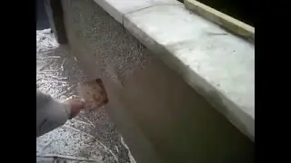 pebble dashing garden wall (mac plastering services exterior plaster
