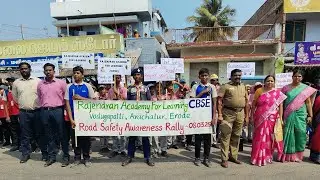 Road Safety Awareness Rally || Rajendran Academy For Learning || CBSE